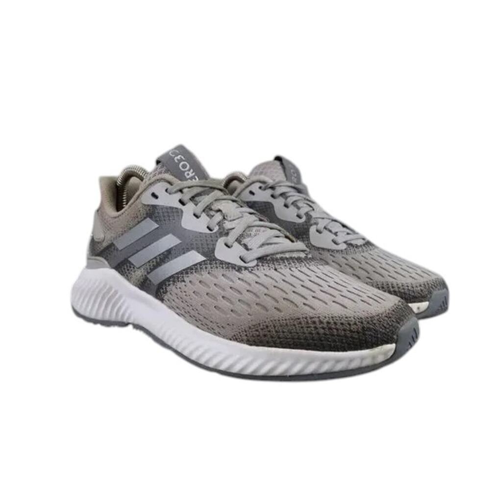 Adidas Shoes Womens 7 Athletic Trainers Aerobounce Running Sneakers Grey Active